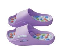Candy Colored Foot Massage Mop New Home Thickened Bathroom Antislip Couple Cool Slippers for Men Size 15 Wide Mens Slippers (Purple, 4)