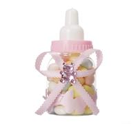 Candy Container Set of 24 Fillable Bottles as Memorable Favors at Baby Showers (C)