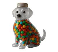 Candy Containers | Cute Animal-Shaped Snack Storage Jar | Airtight Kitchen Canister With Lid For Chocolate, Nuts, Fondant, Pet Treats, Coffee Pods | Dining Room & Living Room Storage