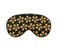 Candy Corn Happy Halloween Sleep Eye Mask Sleeping Light Blocking Cover Night Blindfold for Travel Nap