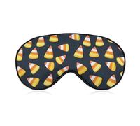 Candy Corn Pattern Funny Eye Mask for Sleep with Adjustable Strap Blocks Light Eye Shade Cover