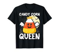 Candy Corn Queen Cute Halloween Kawaii Crown T-Shirt