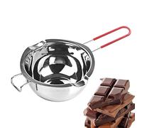 Candy Couleting Pot - Metal Melting Pot - Wax Heating | Double Rental 400 ml Poup with Insulated Handle, Tail Cooking Aid for Preparing Cheese, Filling