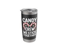 Candy Crew We Stick Together Fun Holiday Stainless Steel Insulated Tumbler