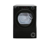 Candy Csoec8Tbgb80 8Kg Freestanding Condenser Tumble Dryer, Sensor Dry, Smart Enabled, 14 Programmes, 4 Dryness Levels Black