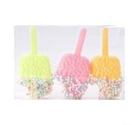 Candy Design PVC Christmas Ball Ornaments Suitable for Holiday Tree Decoration and Various Seasonal Settings (D)