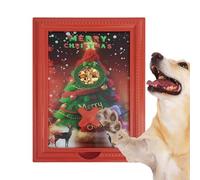 Candy Dispenser Frame - Christmas Storage Organizer, Hanging Photo Frame with Candy Dispenser, for Nuts Snacks Children Counter Desk Home