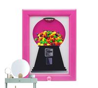 Candy Dispenser Picture Frame - Desktop Photo Holder with Sweet Treat Storage | Clear Acrylic Display Case with Built In Candy Slot, Tabletop Decor Gift for Home Office