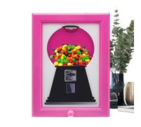 Candy Dispenser Picture Frame,Funny Sweet Dispenser Machines Photo Frame,Creative Wall Mounted Gumball Machine Picture Frames Sweet Dispensers Gumball Machine in Frames for Candies Nuts Pet Treats