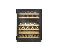 Candy DiVino Integrated Wine Cooler, Dual Zone, 46 Bottles, Black | Built-in Wine Fridge, LED Lighting, Anti-UV Glass, Smart Contents, G Class, CCVB 60D UK/N