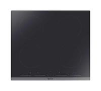 Candy Elite CIES642MCTT 60cm Induction Hob, 4 x Boosters, independent slider controls, Black Glass