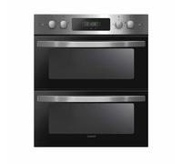 Candy FC7D405X 72cm Built Under Double Oven, Fan&Static Ovens, Easy clean enamel interior, Touch control and dial controls, Stainless Steel, One Size