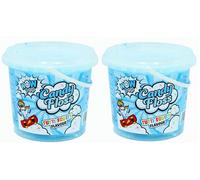 Candy Floss Just Blue Selection Pack 2 x 50g TubsTutti Fruity Flavour Skateboarding Unicorn Design Great for Birthday Party, Weddings or just Summer Fun!