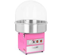 Candy Floss Machine 52 cm 1200 W Sneeze Guard - Candy Floss Machines by Royal Catering Pink