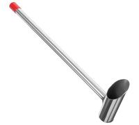 Candy Floss Machine Stainless Steel Sugar Scoop Long Handle | Marshmallow Sugar Scoop, Polished Silver Finish, round End, for Granulated Ingredients and Easy Cleanup Random Color