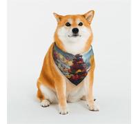 Candy Forest Pet Scarf Stylish Triangle Bid Scarf Bandana Pet Accessory,Washable Pet Kerchief for Girl Boy Dogs or Cats Small