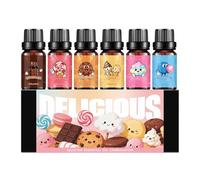 Candy Fragrance Oil Set - 6 Piece Sweet Perfume Collection | Long-Lasting Scent for Diffusers & Candle Making | Premium for Soap, Bath Bombs & Home Dating