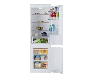 Candy Fresco Integrated 70/30 Fridge Freezer, 250L, White, E Class | Built-in 2 Door Refrigerator, Static Technology, Reversible Door, 177x54x54.5cm, CBBML18EK