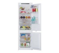 Candy Integrated Fridge Freezer, E Rated, Total No Frost, 244L Total Capacity, White, 177x54x54.5cm - CBBMT18EK