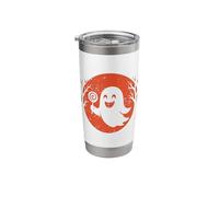 Candy Ghost Halloween Moon Stainless Steel Insulated Tumbler