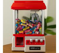 Gr8 Home Traditional Fairground Candy Grabber Desktop Sweet Treat Retro Arcade Joystick Sweet Machine Grab Gadget Fun Crane Claw Toy Game Dispenser