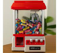 Gr8 Home Traditional Fairground Candy Grabber Desktop Sweet Treat Retro Arcade Joystick Sweet Machine Grab Gadget Fun Crane Claw Toy Game Dispenser