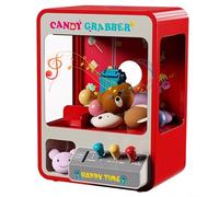 Candy Grabber Machine Battery Operated and USB Powered Retro Arcade with Claw Fairground Joystick Game Kids Mini Candy Grabber Catcher Novelty Sweets Dispenser Claw Machine