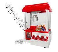 Candy Grabber Machine Toy - For Kids Parties, Retro Fun Arcade Claw Crane Game Dispenser Grab Gadget Prize | For Treats, Chocolate, Sweets, Small Toys | 24 Coins, Novelty Gift For Xmas Party