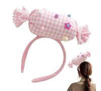 Candy Hair Accessories | 3D Candy Sweet Hairband for Girl - Comfortable Headdress Bands Hair Accessories for Fashion Outfit Party Costume Christmas Halloween Friends