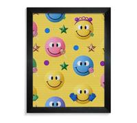 Candy Happy Face Pattern Diamond Painting Kits for Adults Blackwood 40*50cm 5D Diamond Art Kits for Beginners Large DIY Full Drill Round Diamonds Gem Art Crafts Painting for Home Wall Decor