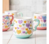 Candy Hearts Ceramic Mug 390ml Assorted Styles