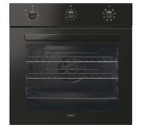 Candy Idea FMCIDC N602-CA 60cm Fan Oven, 8F, A plus Energy rating, 65L capacity, Minute minder, grill- Black, 59.5 x 59.5 x 56.8cm