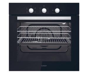 Candy Idea Ocgf12B Built In 60 Cm Gas Oven, 4F, 54 Litre Capacity, Mechanical Timer - Black