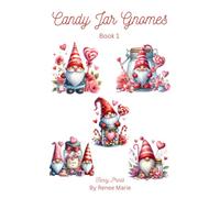 Candy Jar Gnomes Book 1 Counted Cross Stitch Patterns - 5 Different Patterns, Easy, Full Sized, Needlepoint (Gnomes by Fancy Prints)