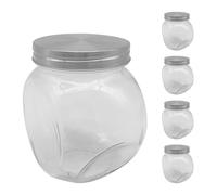 Candy jar, sweets jar, candy bar jar, biscuit jar, set of 5