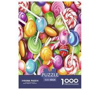 Candy Jigsaw Puzzles Puzzle for Adults Kids. 1000 Piece Whimsical Challenge Toy Educational Game Home Decoration for Educational Games Gifts 38x26cm/1000pcs