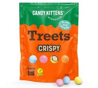 Candy Kittens Crunchy Treets Vegan Chocolate, Crispy (120g, Pack of 30) - Crunchy Plant-Based Snack, Chocolates Gift Box Alternative, Delicious Vegan Gifts Made with Cocoa-Free Choviva Shell