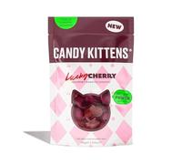 Candy Kittens Lucky Cherry Gummy Sweets - Gourmet Plant Based Sweets with Real Fruit Juice - Gelatin Free, Soft Squidgy Cherry Dice, Premium Vegan Friendly Snacks - 140g Each, 1 Pack
