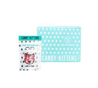 Candy Kittens Sour Watermelon Vegan Sweets - Palm Oil Free, Natural Fruit Flavour Candy - Gummy Chewy Gourmet Sweets, 138g (Pack of 7 Resealable Share Bags)