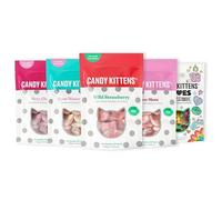 Candy Kittens Vegan Sweets CORE Selection (5 x 140g) - Vegan Chewy Sweets Bundle, Wild Strawberry, Sour Watermelon, Very Cherry, Eton Mess & LOVES - Ideal Treats for Vegans & Vegetarians