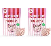 Candy Kittens Vegan Sweets ETON MESS (140g, Pack of 2) - Naturally Flavoured With Strawberry, No Nasties, Ideal Christmas Candy Vegan Gift, Plant-Based Sweets Gift Box Idea, Fruity & Delicious Treats