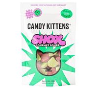 Candy Kittens Vegan Sweets - SHOX Strawberry & Apple (140g, Pack of 7) - Fizzy Vegan Snacks, Chewy Pick and Mix Treats Made with Real Fruit Juice, Plant-Based Sweets Gift Box Idea