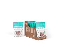 Candy Kittens Vegan Sweets - Sour Watermelon (140g, Pack of 7) - Fizzy Vegan Snacks, Chewy Pick and Mix Treats Made with Real Fruit Juice, Plant-Based Sweets Gift Box Idea