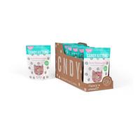 Candy Kittens Vegan Sweets, Sour Watermelon - Vegan Treats with Fruit Juice & Natural Ingredients, Ideal for Pick and Mix Sharing, Soft & Chewy Candy, Vegetarian Sweets - 54g, Pack of 12