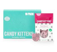 Candy Kittens Vegan Sweets, Very Cherry - Plant-Based Vegan Treats with Fruity Flavours, No Nasties, Made with Real Fruit Juice - Ideal Snacks for Sweet Hampers & Pick and Mix - 140g, Pack of 10