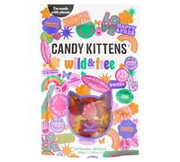 Candy Kittens Vegan Sweets, Wild & Free 140g (1 Pack) - Gourmet Sweets for All Ages, Made with Fruit Juice & Natural Ingredients, Vegetarian Treats, Ideal Vegan Gifts for Kids & Adults
