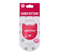 Candy Kittens Very Cherry Car Air Freshener, 45 Day Long Lasting Fragrance, Hanging Air Fresheners, Scented Cat Novelty Gift, Dark Pink Car Accessories