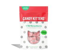 Candy Kittens Wild Strawberry Vegan Sweets, 140g, Pack of 1