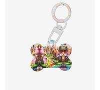 Candy Land 2 Printing Dog Tag Bone Shaped Double Sided Pattern Dog Id Tags Bone Shaped Pet Name Tags Dog Collar Tags