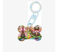 Candy Land 2 Printing Dog Tag Bone Shaped Double Sided Pattern Dog Id Tags Bone Shaped Pet Name Tags Dog Collar Tags